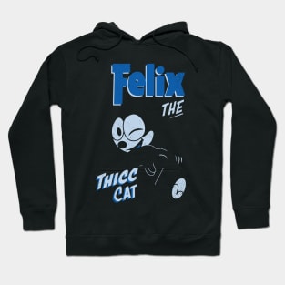 Retro Felix The Thicc Cat Hoodie